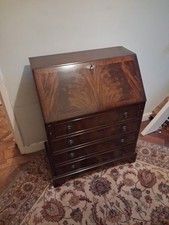 Vintage Wooden Writing Bureau Desk, Please See Pics For Sizes And Condition 