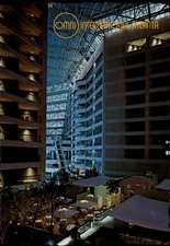 Omni International interior Atlanta Georgia ~ postcard sku585