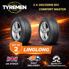 2 X New 205/55R16 91V Linglong Comfort Maste  2055516 205 55 16  PERFORMANCE B+C