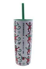 Starbucks x ROLLER RABBIT - 24oz Stainless Steel Tumbler Cup Holiday 2025