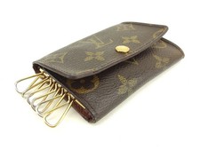 LOUIS VUITTON Key holder Brown beige gold Women M62630 Authentic secondhand