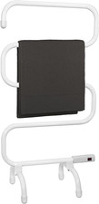 Status 100W Free-Standing Electric Heated Towel Rail, White Aluminium