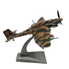 1/72 WWII German Air Force Stuka Ju-87 Bomber Model Military Fighter Ornaments S