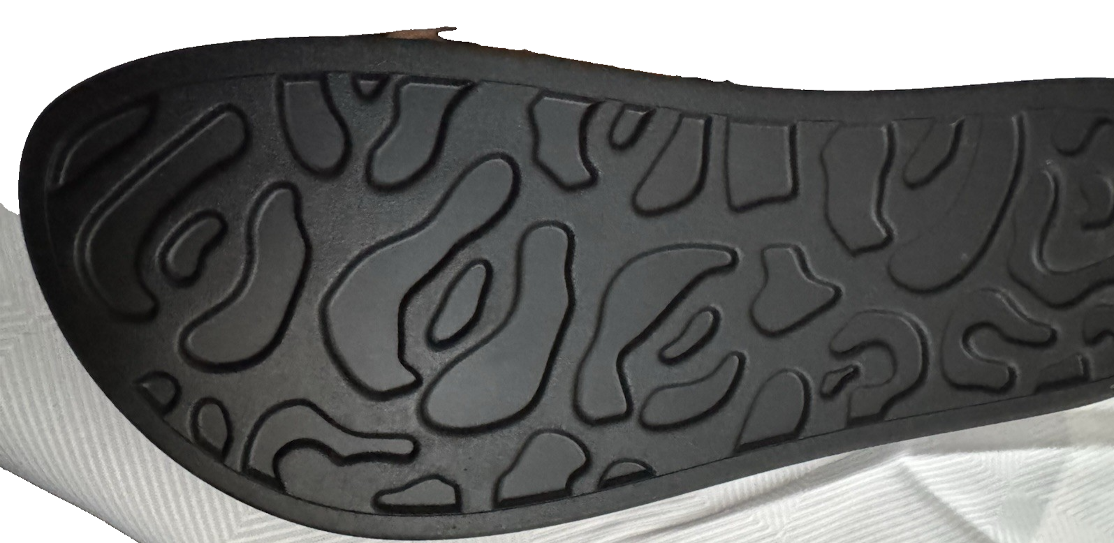 SAOLA Aerosol Leila leopardato slide slipper suola rigida nuovo senza etichette scatola tomaia in pelle tg7