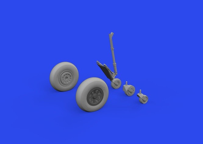 Eduard Accessories 648964 - 1:48 Tbf/Tbm Wheels W/Smooth Tire 1/48 Academy - New