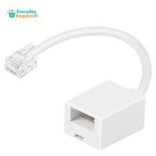 Electrovision P221D US to UK Telephone Adaptor Convert UK BT Plug to US RJ11