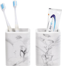 Toothbrush Holders 2 Pack, Fast Drying Toothbrush Holders for Bathroom, Diatomit