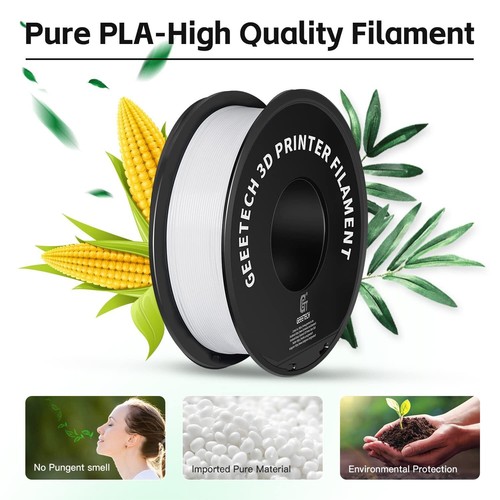 Lot de 10 kg de filament d'imprimante 3D Geeetech PLA/PETG/Soie/ABS+ filament 1,75 mm - Photo 10/13