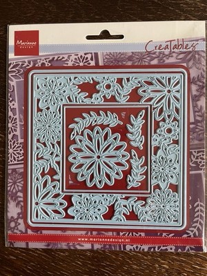Stanzschablone Marianne Design Flower Frame Square Stanzschablone NEU OVP