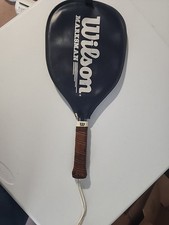 Vintage Wilson Marksman Racquet Co85 with Cover