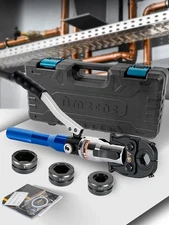 Propress Tool Kit,Copper Tube Fittings Hydraulic Pipe Crimping Tool with 1/2 Inc