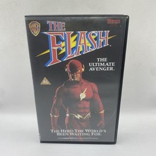 The Flash (1990) -  Big Box Ex Rental VHS Video Tape - DC Comics - Warner PAL