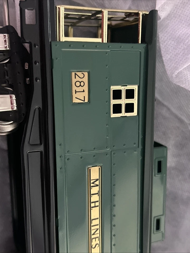 + MTH O Gauge Tinplate 2817 Caboose 10-8006 Green - Image 4 of 4