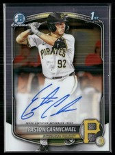 2025 Bowman Chrome #CPA-ECA Easton Carmichael Auto C7