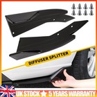Car Bumper Spoiler Rear Lip Angle Splitter Universal Diffuser Winglet Side Skirt
