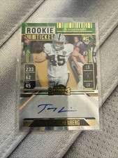 2024  Tommy Eichenberg Rookie Card- Panini Contenders #214 Raiders. rookie card picture