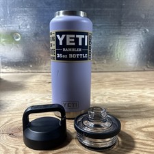 YETI Rambler 36 Oz Cosmic Lilac LTD. Edition Bottle w /Chug Cap Damaged