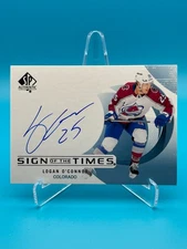 2024-25 SP Authentic Logan O'Connor Sign of the Times #SOTT-LO Avalanche