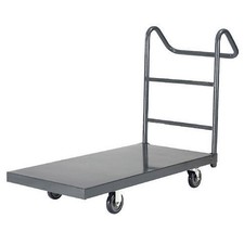 Platform Truck w/Steel Deck 5" Polyurethane Casters with Ergo Handle 72 x 36