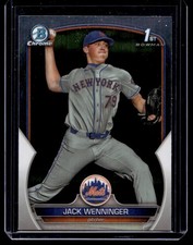 2023 Bowman Draft Chrome Jack Wenninger RC New York Mets #BDC-68