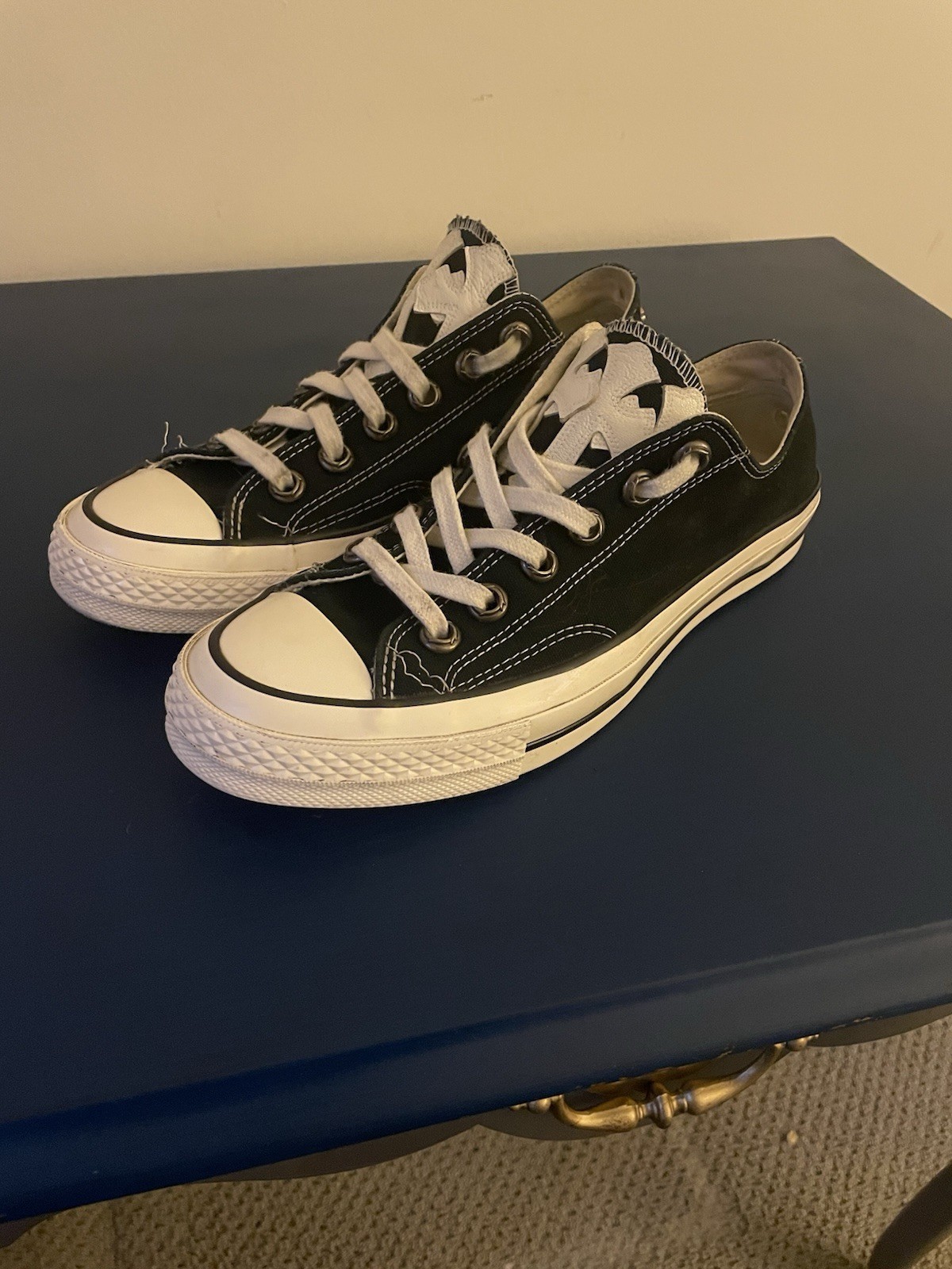 Chrome Hearts Converse Chuck Taylor Silver Dagger Mens size 7.5