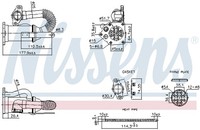 KÜHler, AbgasrÜCkfÜHrung FÜR Nissan Kubistar Kasten (X76) - Nissens 989453