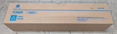 Genuine Konica Minolta TN622C A5E7430 Cyan Toner Cartridge AccurioPress C6085