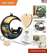 6-Inch Memorial Suncatcher for Dogs - Personalize Your Pet's Memory with Love