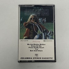 Janis Joplin  s Greatest Hits 1973 Cassette Classic Rock REAL PICTURES  