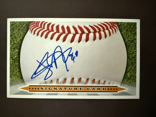 Jose Quijada, Marlins (2019 Debut) SIGNIERTE 3x5 Karteikarte (HS)