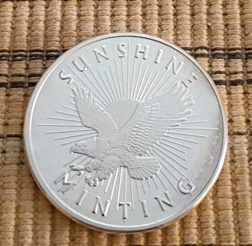 Sunshine Minting 1 oz .999 Fine Silver Round