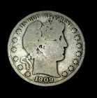 1909 O Barber Half Dollar Silver Coin