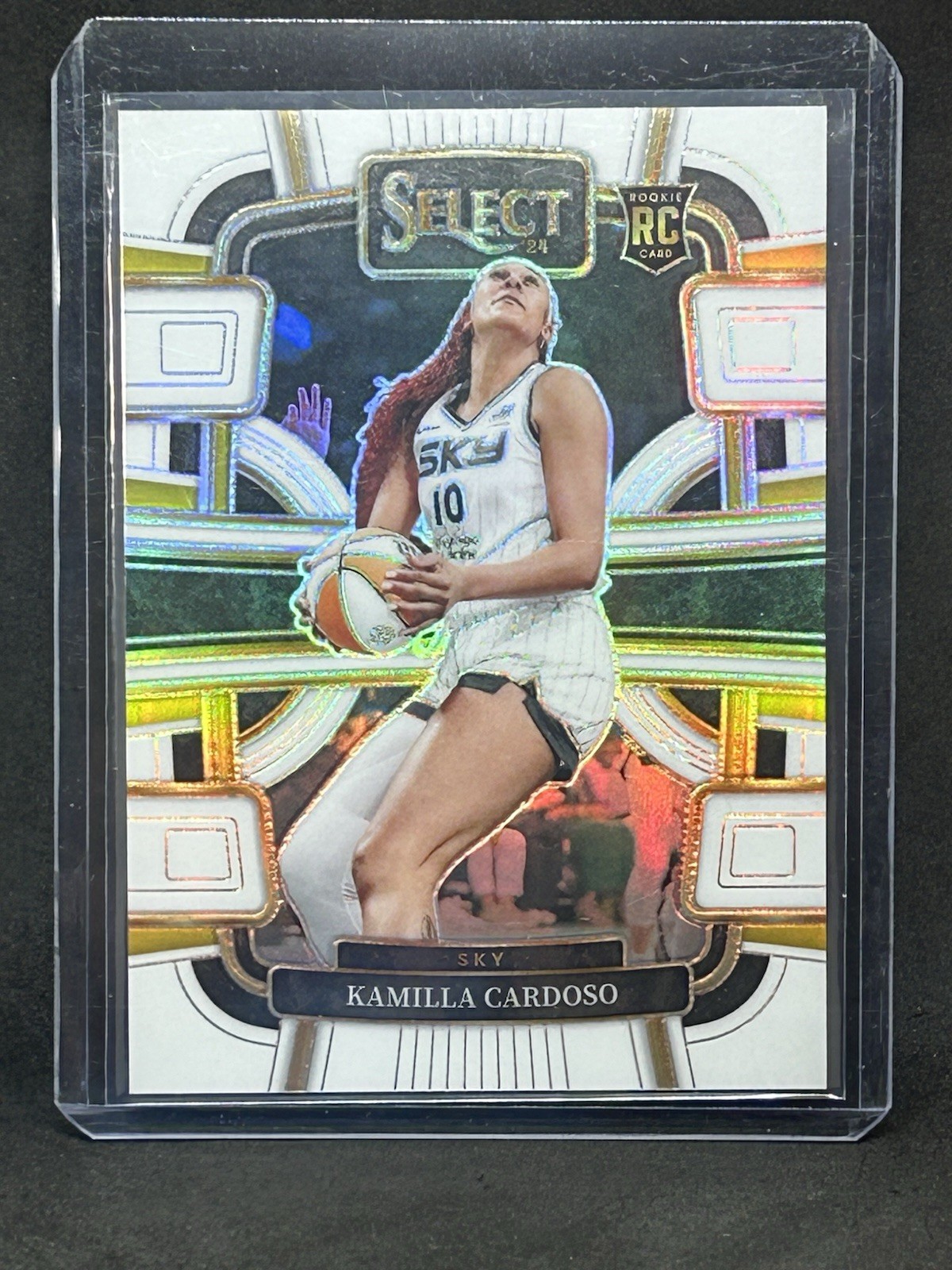2024 Panini Select WNBA Concourse White Prizm /99 Kamilla Cardoso #33 Rookie A3