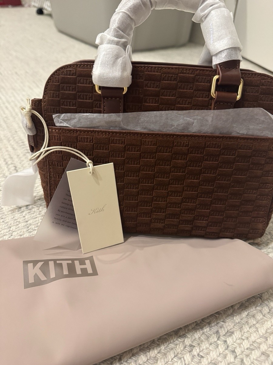 KITH モノグラム ミニポーチ KITH Monogram Suede Mini Bag/Purse | eBay