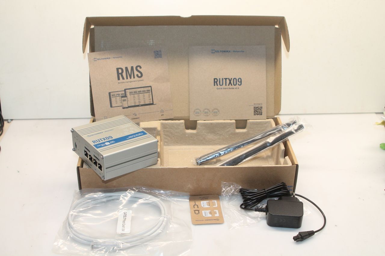 Routeur 4G Professionnel Teltonika RUTX09 Boîtier Aluminium Haute Résistance