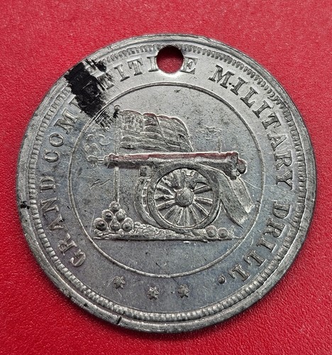 Grand Committee Military Drill May 1883 Nashville Tenn. Civil War medal