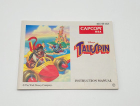 TaleSpin Nintendo NES USA + poster