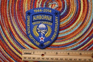 USAF 37th Airlift Squadron 37 AS patch C-130 Op Neptune 70th Anniversary 1944-14