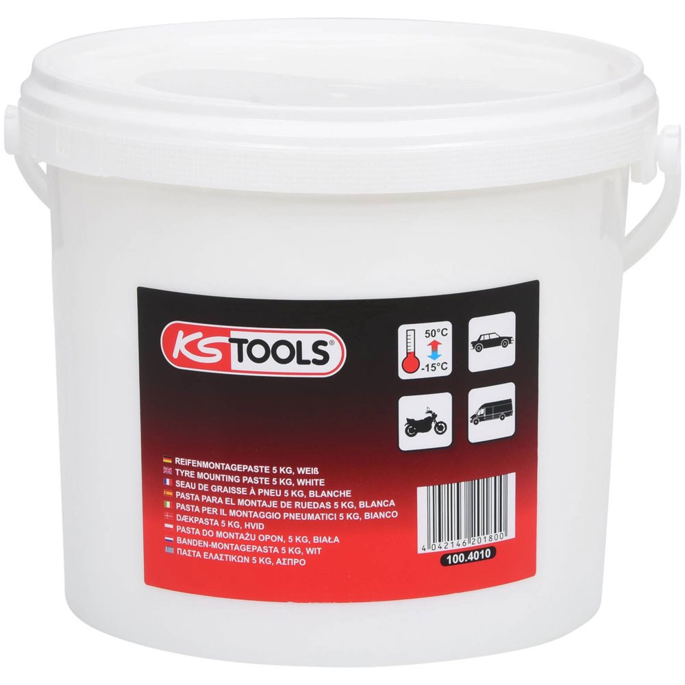 KS Tools Tyre Mounting Paste, White, 5kg