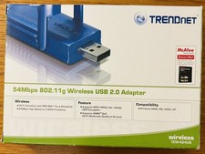 TRENDNET 54Mbps 802.11g Wireless USB 2.0 Adapter