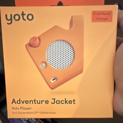 Yoto Adventure Jacket Case for Yoto Player 3rd Generation, Fruit Punch Orange