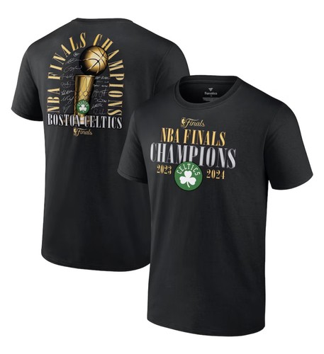 Fanantics Boston Celtics Nba Finals 2023 2024 Champions T Shirt Men Size M Black