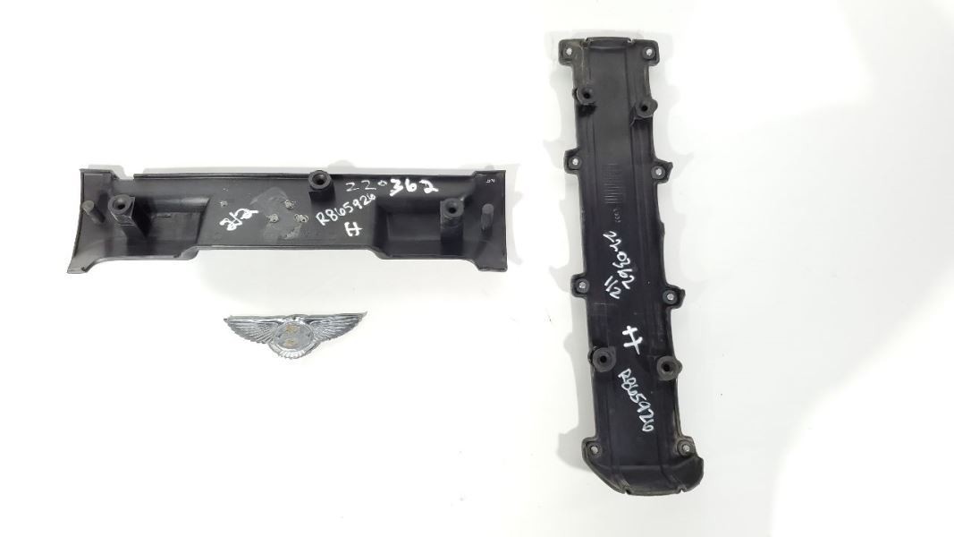 2006 Bentley Flying Spur OEM Pair Engine Beauty Trim Cover 07c103925aj 