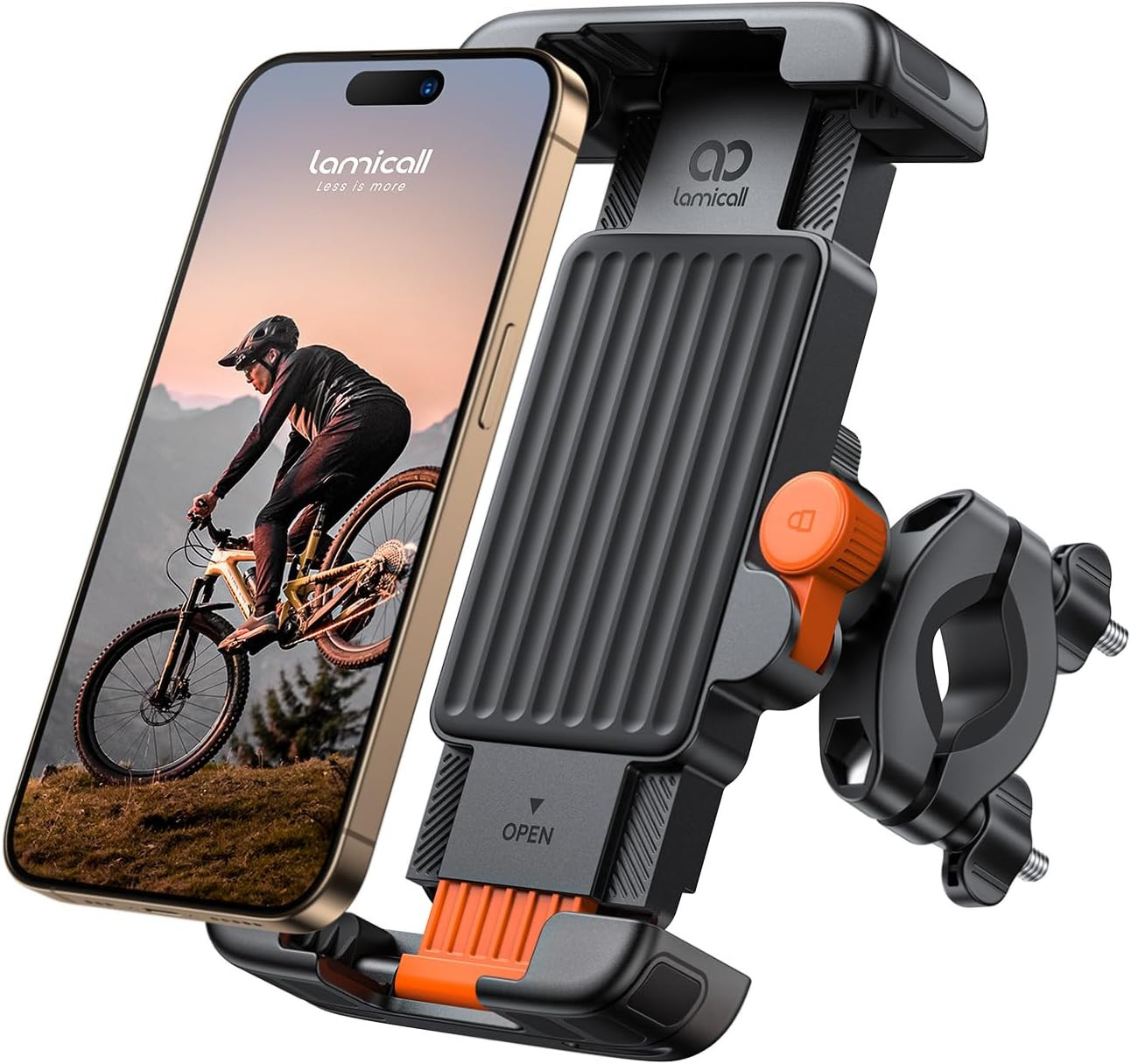 Bike Motorcycle Phone Mount - [1S Quick Lock] Bike Cell Phone Holder