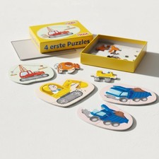 HABA 4 erste Puzzles Baustelle 2 Holzbox Kinderpuzzle 4010168256894