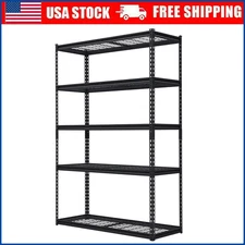 5-Tier Storage Shelving Unit Heavy Duty Garage Shelve with Height Adjustable