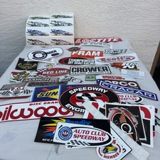 Auto Racing Decals Stickers Lot of 50 Crower, Torco, Sunoco, Castrol, More