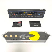 Timex Pac Man Digital Watch Quartz Indiglo LED Display Mens Wristwatch