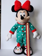 Disney Holiday Pajamas Minnie Mouse 19 Inch Greeter Plush