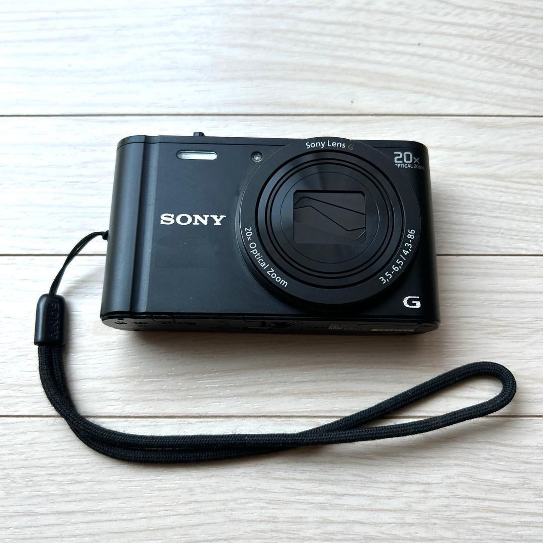 Sony Cyber-shot DSC-WX350 Digital Camera Wi-Fi Working w/Battery Used